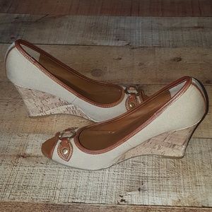 Tommy Hilfiger Tatianna Peep Toe Wedge